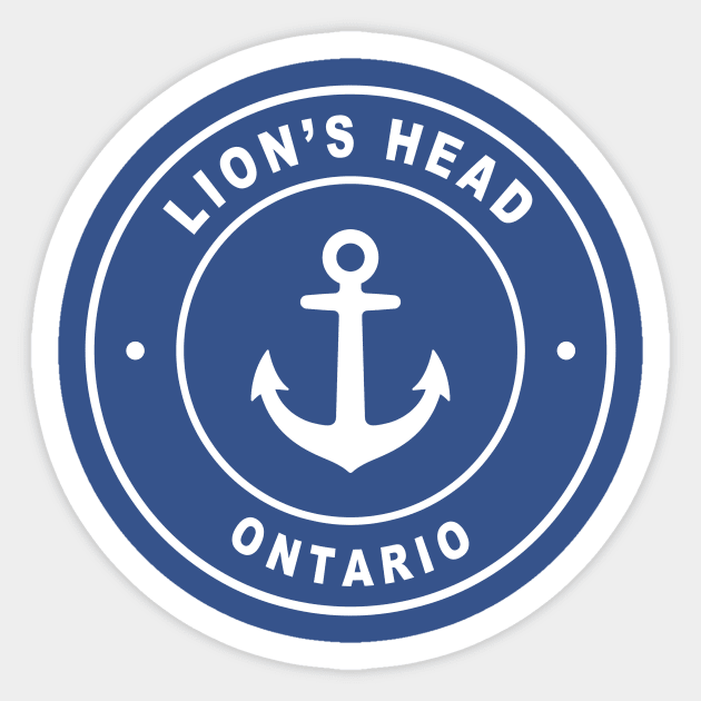 Lion's Head Sticker by CS Designs